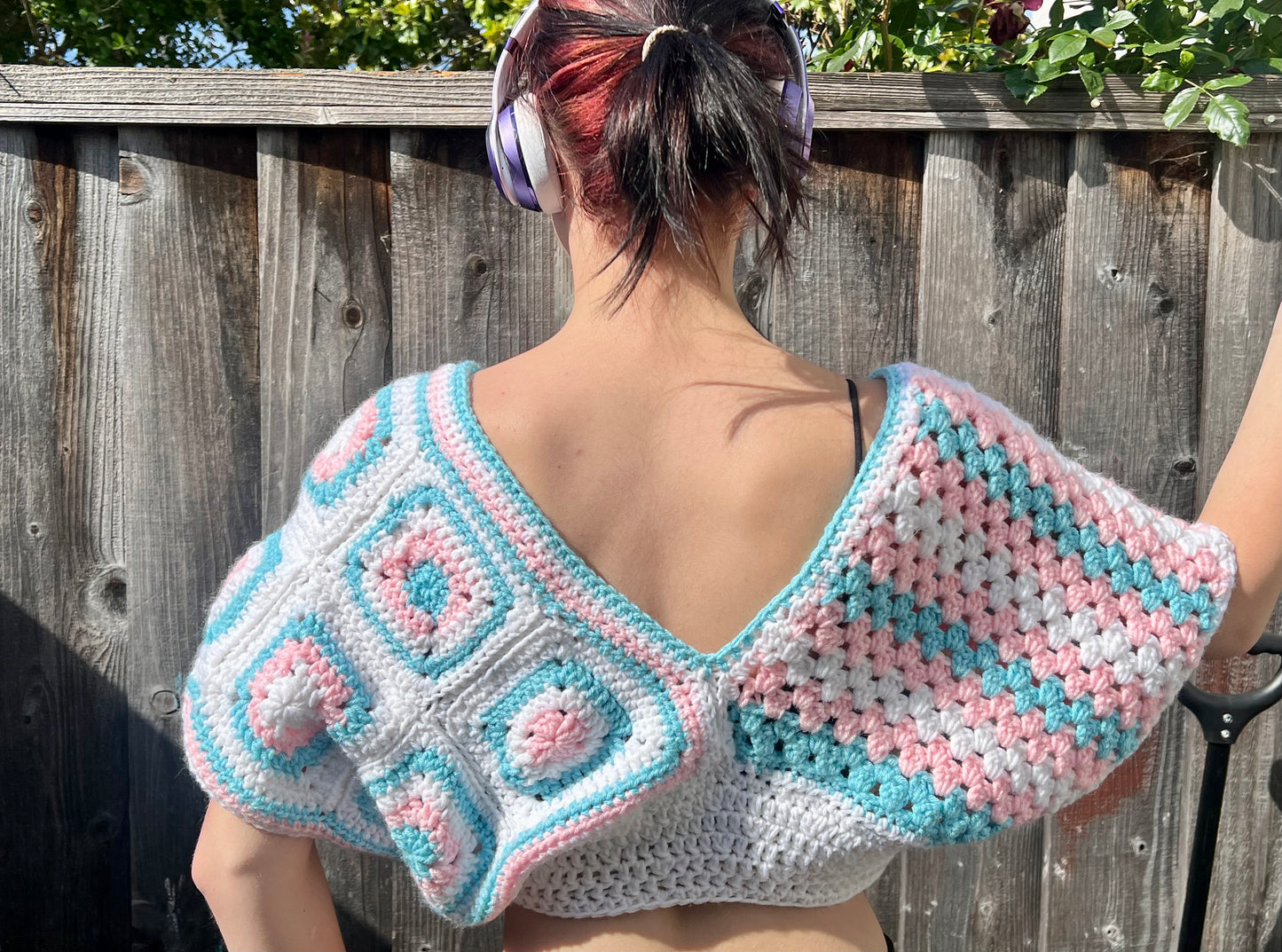 Granny Square Crop Top