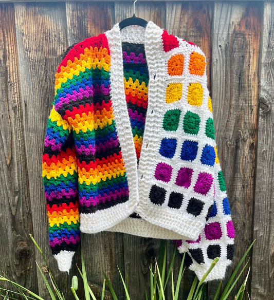 Rainbow Cardi