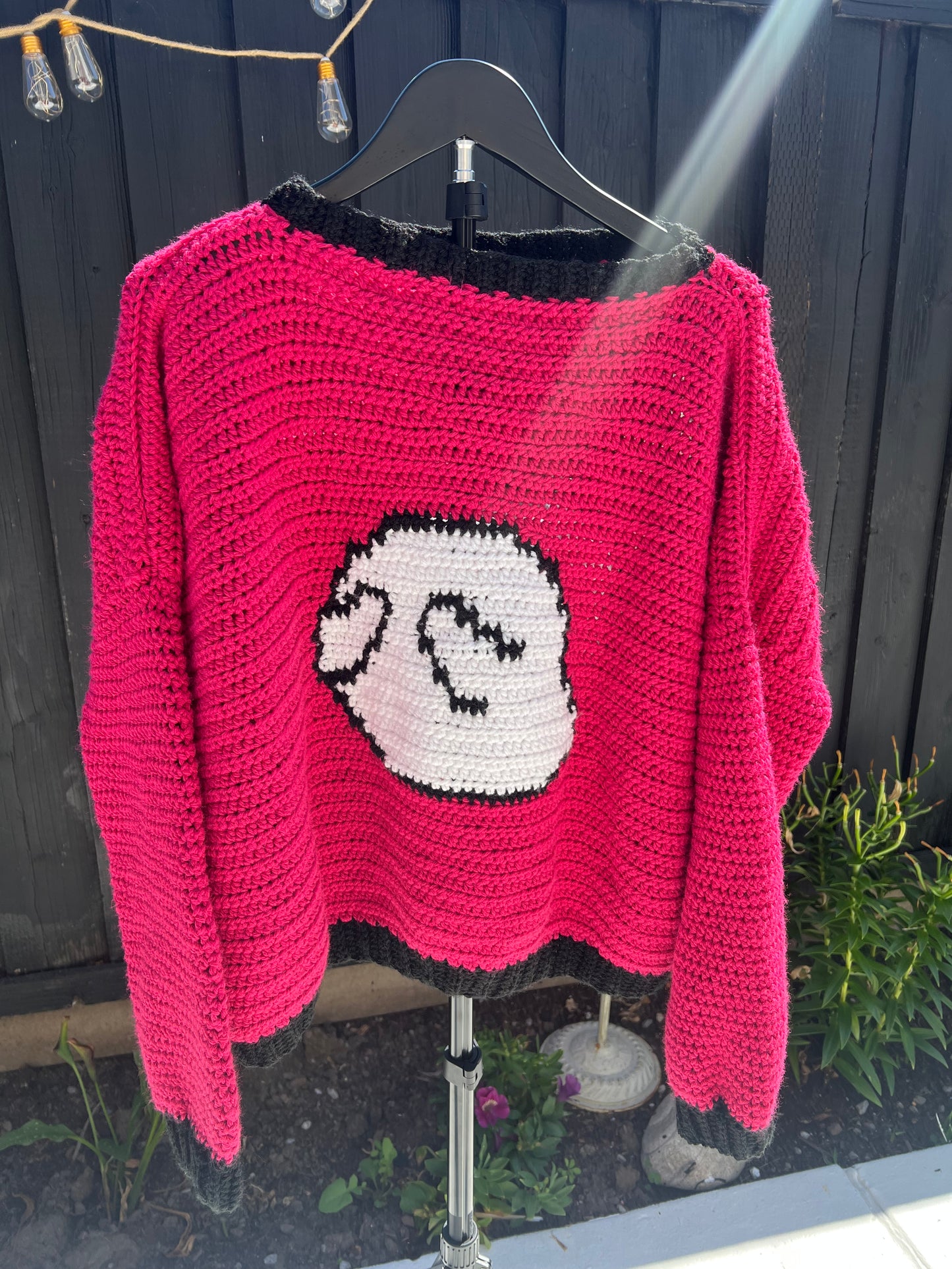 Peek-a-boo Ghost Sweater